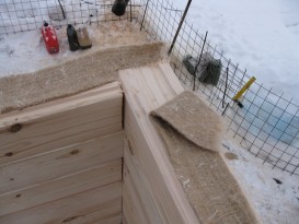 Баня из профилированного бруса под усадку Баня из профилированного бруса под усадку