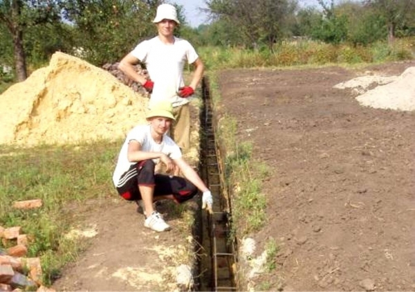 Армирование ленточного фундамента Армирование ленточного фундамента