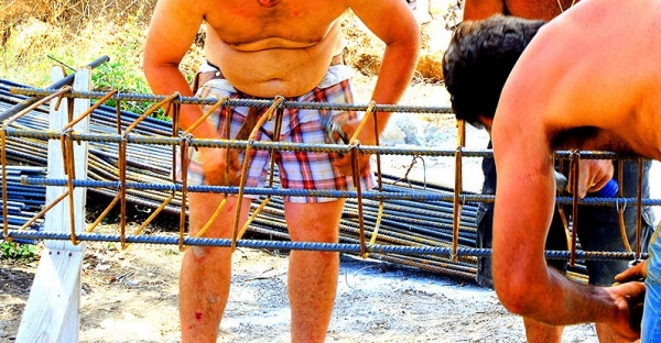 Армирование ленточного фундамента Армирование ленточного фундамента