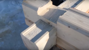 Баня из профилированного бруса под усадку Баня из профилированного бруса под усадку