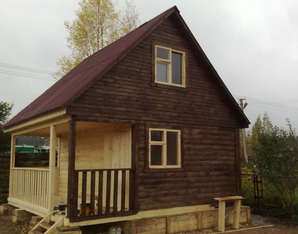 Баня 4х5 с мансардой + постройка своими руками Баня 4х5 с мансардой + постройка своими руками