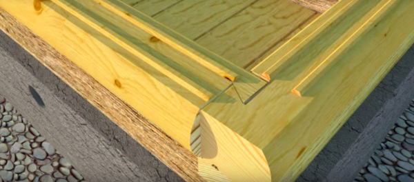 Баня из профилированного бруса под усадку Баня из профилированного бруса под усадку