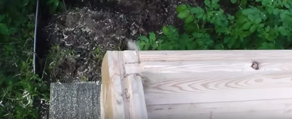 Баня из профилированного бруса под усадку Баня из профилированного бруса под усадку