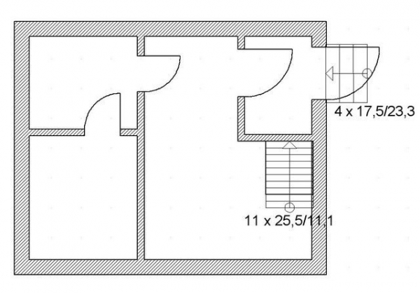 Баня 5х4 с мансардой Баня 5х4 с мансардой
