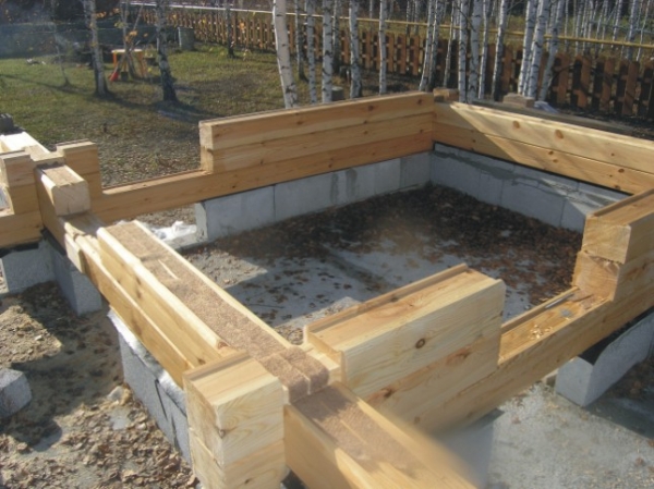 Баня из профилированного бруса под усадку Баня из профилированного бруса под усадку