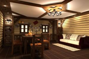 Высота потолка в бане Высота потолка в бане