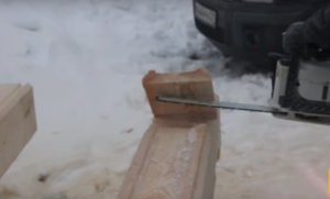 Баня из профилированного бруса под усадку Баня из профилированного бруса под усадку