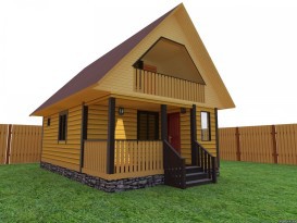 Баня 4х5 с мансардой + постройка своими руками Баня 4х5 с мансардой + постройка своими руками