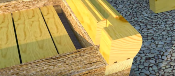 Баня из профилированного бруса под усадку Баня из профилированного бруса под усадку