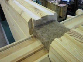 Баня из профилированного бруса под усадку Баня из профилированного бруса под усадку