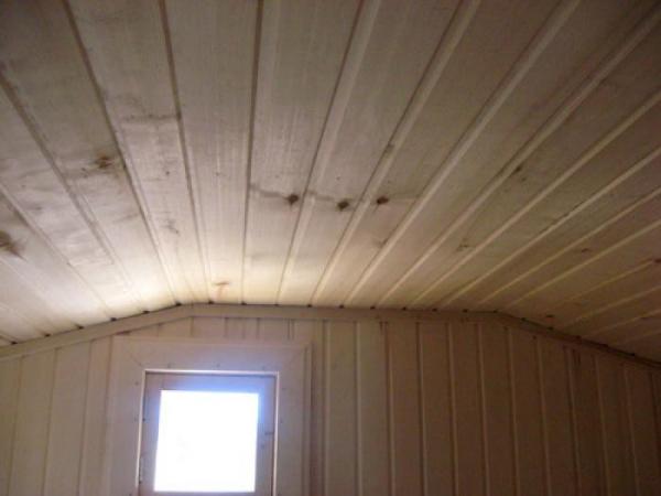 Высота потолка в бане Высота потолка в бане