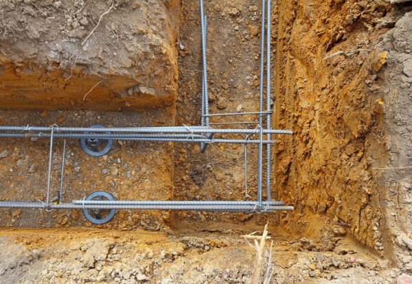 Армирование ленточного фундамента Армирование ленточного фундамента
