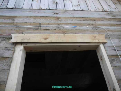 Окосячка дверного проёма
Окосячка дверного проёма