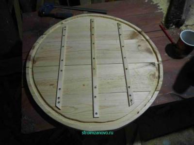  
Как сделать крышку на бочку