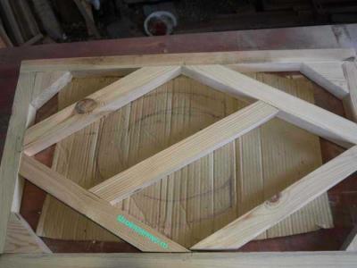 Деревянная калитка со спартаковским ромбом своими руками
Деревянная калитка со спартаковским ромбом своими руками