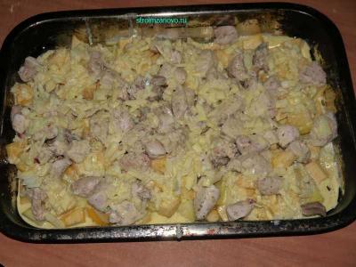 Тыква с куриной грудкой
Тыква с куриной грудкой