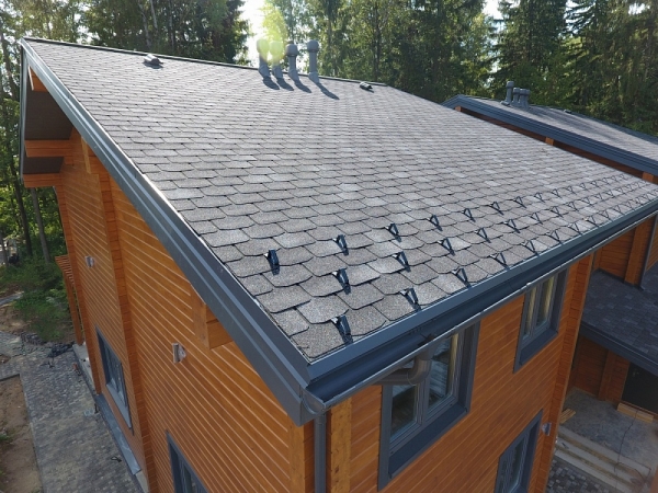 Покрытие крыши мягкой кровлей Покрытие крыши мягкой кровлей