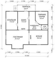 Проекты бань из кирпича Проекты бань из кирпича