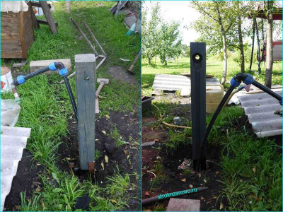  
Декорирование водоразборной колонки