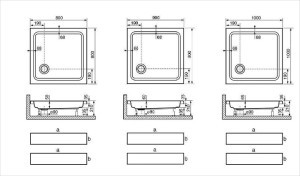 Поддоны для душевой кабины — формы и размеры Поддоны для душевой кабины — формы и размеры