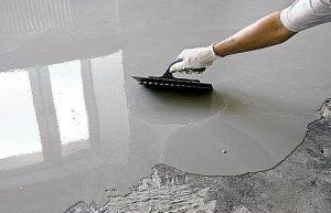 Выравнивание основание стяжкой или суперполом от Кнауф Выравнивание основание стяжкой или суперполом от Кнауф