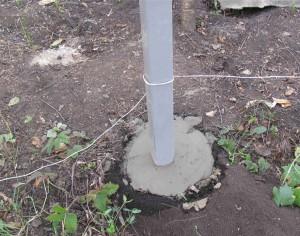 Установка столбов для забора
Установка столбов для забора