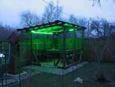 Подсветка беседки светодиодной лентой
Подсветка беседки светодиодной лентой