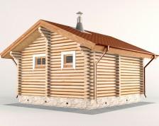 Проекты одноэтажных бань Проекты одноэтажных бань