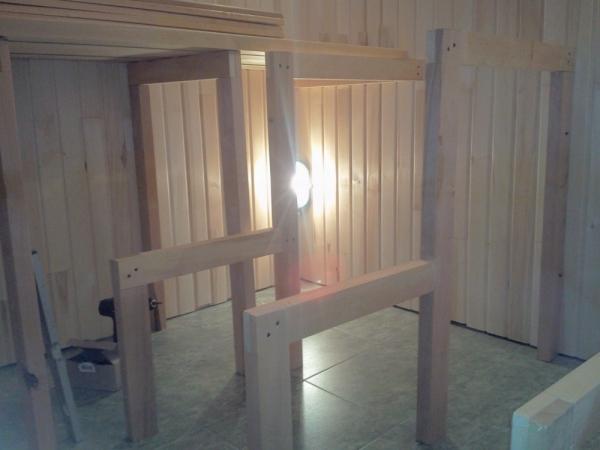 Полок в баню — чертежи Полок в баню — чертежи