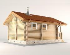 Проекты одноэтажных бань Проекты одноэтажных бань