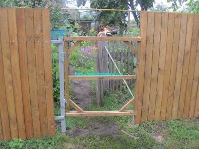 Как сделать калитку
Как сделать калитку