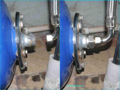 Замена фланца гидроаккумулятора
Замена фланца гидроаккумулятора