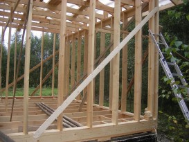 Каркасная баня с мансардой своими руками Каркасная баня с мансардой своими руками