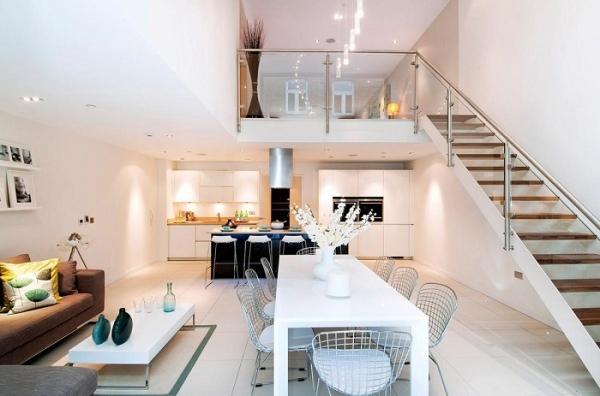 Интерьер кухни в таунхаусе (25+ фото): идеи, стили, рекомендации дизайнеров Интерьер кухни в таунхаусе (25+ фото): идеи, стили, рекомендации дизайнеров