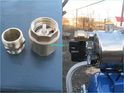 Подключение насосной станции
Подключение насосной станции