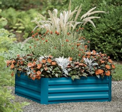 Грядки из металла с полимерным покрытием: особенности и виды конструкций Грядки из металла с полимерным покрытием: особенности и виды конструкций