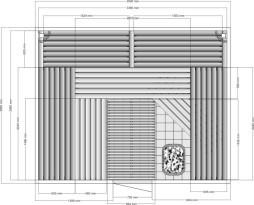 Полок в баню — чертежи Полок в баню — чертежи