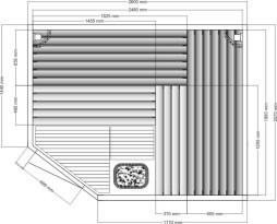 Полок в баню — чертежи Полок в баню — чертежи