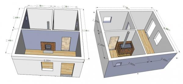 Проекты бань из кирпича Проекты бань из кирпича