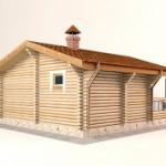 Проекты одноэтажных бань Проекты одноэтажных бань