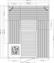 Полок в баню — чертежи Полок в баню — чертежи