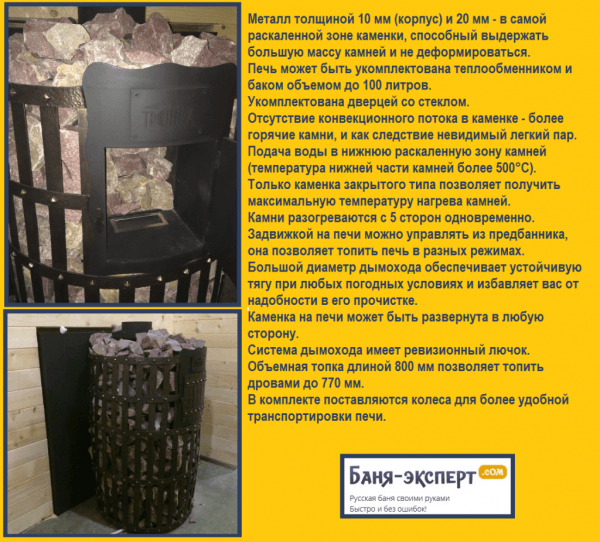 Печь для бани Тройка обзор Печь для бани Тройка обзор