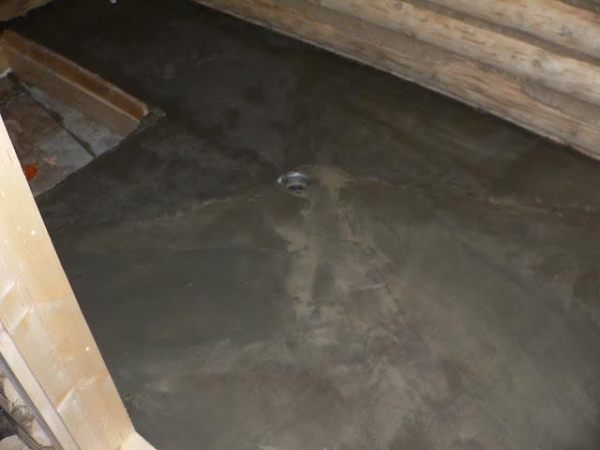 Пол в бане своими руками — пошаговое руководство Пол в бане своими руками — пошаговое руководство