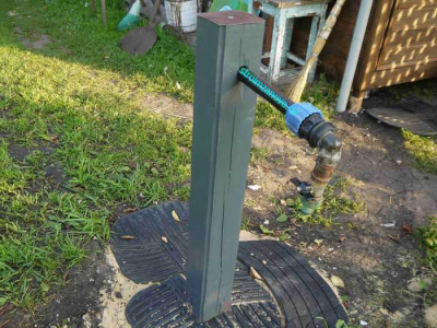  
Декорирование водоразборной колонки