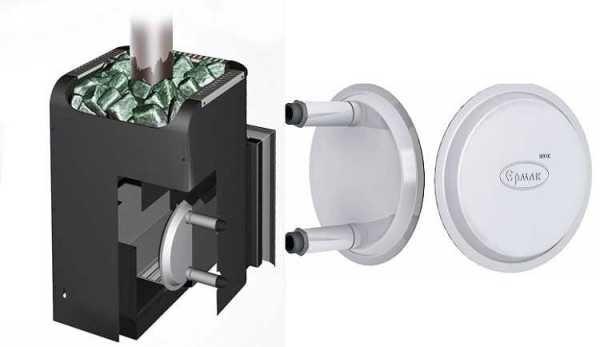 Печь для бани с теплообменником для воды Печь для бани с теплообменником для воды