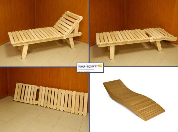 Как сделать лежак для русской бани Как сделать лежак для русской бани