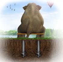 Сваи под фундамент бани Сваи под фундамент бани