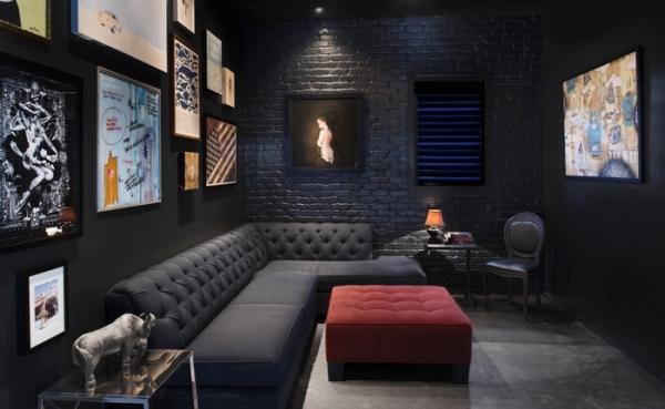 Дизайн черных стен: 20 интересных решений Дизайн черных стен: 20 интересных решений