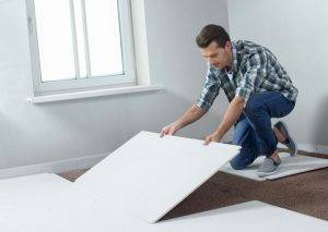 Выравнивание основание стяжкой или суперполом от Кнауф Выравнивание основание стяжкой или суперполом от Кнауф