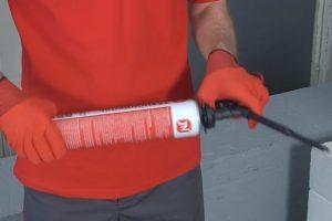 Клей пена для газобетонных блоков Клей пена для газобетонных блоков